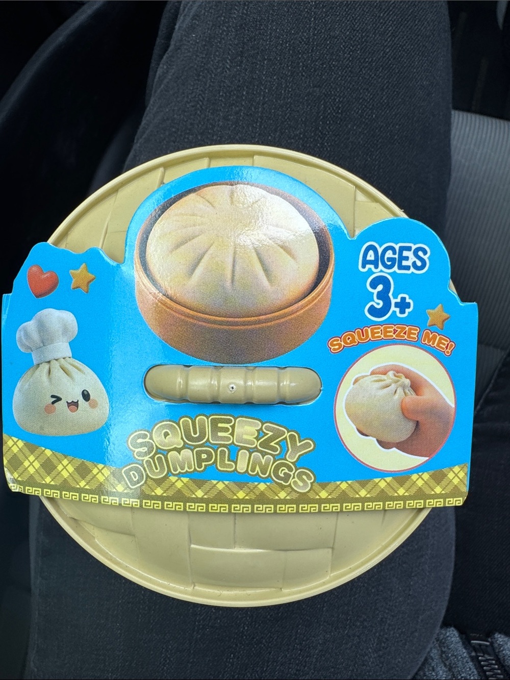 Squeeze Squeezy Dumplings Plush Toy - Beige
